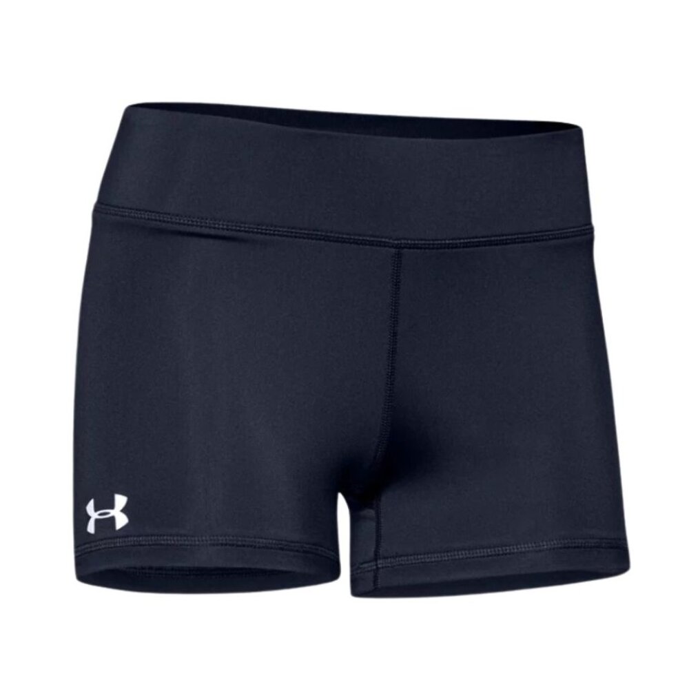 Women's Navy Blue Under Armour Team Shorty Spandex Shorts